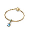 Pandora Sea Turtle Murano Glass Joia Conta Pendente Pulseira Mulher 768939C01