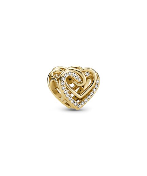 Pandora Shine Sparkling Entwined Hearts Joia Conta Mulher 769270C01