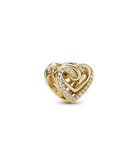 Pandora Shine Sparkling Entwined Hearts Joia Conta Mulher 769270C01 Pandora Shine Sparkling Entwined Hearts Joia Conta Mulher 769270C01