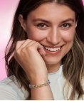 Pandora ME Double Link Styling Pavé Joia Link Mulher 769660C01 Pandora ME Double Link Styling Pavé Joia Link Mulher 769660C01