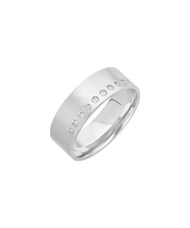 Pereirinha Emoção Joia Anel Aliança Ouro 19.2K e Diamantes Mulher 77017BS10D3