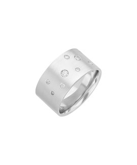 Pereirinha Emoção Joia Anel Aliança Ouro 19.2K e Diamantes Mulher 77030VAD