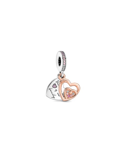 Pandora Entwined Infinite Hearts Mum Joia Conta Pendente Pulseira Mulher 781020C01