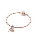 Pandora Entwined Infinite Hearts Mum Joia Conta Pendente Pulseira Mulher 781020C01