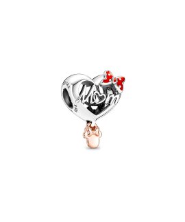 Pandora Disney Minnie Mum Heart Joia Conta Mulher 781142C01