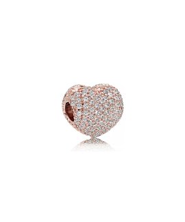 Pandora Rose Open My Heart Joia Conta Clip Mulher 781427CZ