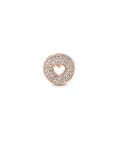 Pandora Rose Pavé and Heart Anniversary Joia Conta Mulher 781977C01