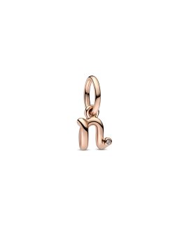 Pandora Rose Letter N Script Alphabet Joia Conta Pendente Pulseira Mulher 782475C01