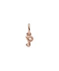 Pandora Rose Letter Q Script Alphabet Joia Conta Pendente Pulseira Mulher 782476C01