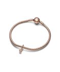 Pandora Rose Letter Q Script Alphabet Joia Conta Pendente Pulseira Mulher 782476C01 Pandora Rose Letter Q Script Alphabet Joia Conta Pendente Pulseira Mulher 782476C01