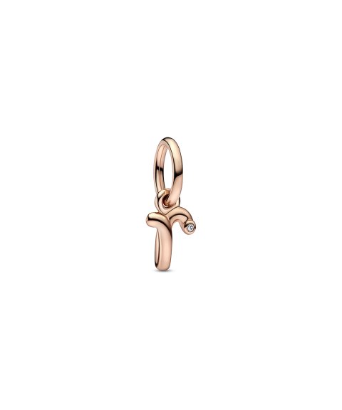 Pandora Rose Letter R Script Alphabet Joia Conta Pendente Pulseira Mulher 782477C01