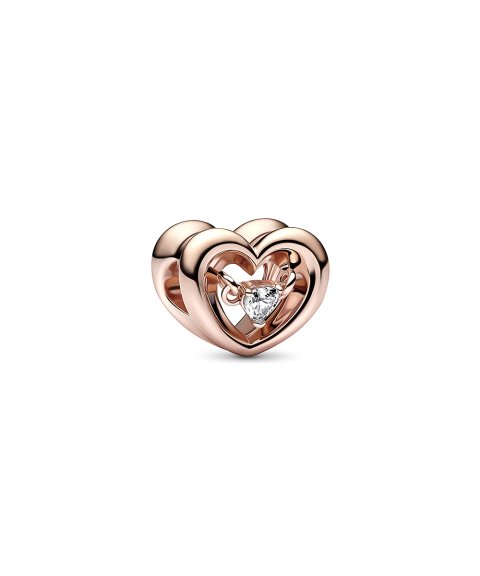 Pandora Rose Radiant Heart and Floating Stone Joia Conta Mulher 782493C01