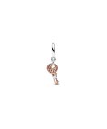 Pandora Key & Sliding Heart Joia Conta Pendente Pulseira Mulher 782510C00