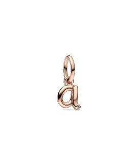 Pandora Rose Letter A Script Alphabet Joia Conta Pendente Pulseira Mulher 782531C01