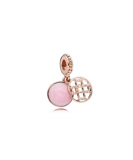 Pandora Rose Pattern of Love Joia Conta Pendente Pulseira Mulher 787040EN153