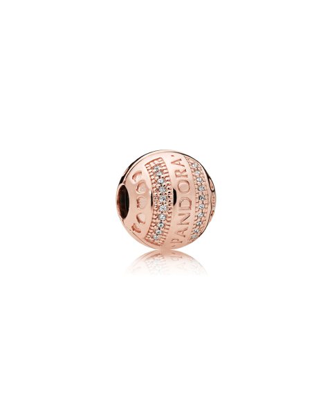 Pandora Rose Logo Hearts Joia Conta Clip Mulher 787433CZ