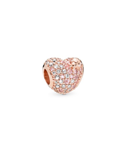 Pandora Rose Gleaming Ladybird Heart Joia Conta Mulher 787894NPOMX