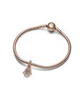 Pandora Rose Protective Hamsa Hand Joia Conta Pendente Pulseira Mulher 789144C00