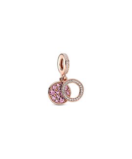 Pandora Rose Sparkling Pink Disc Joia Conta Pendente Pulseira Mulher 789186C02