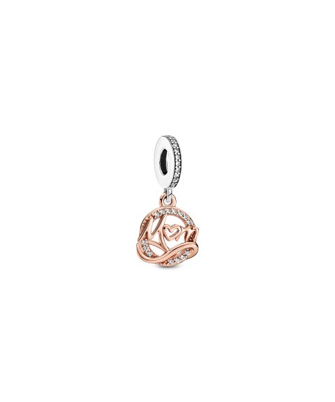 Pandora Two-tone Mum Joia Conta Pendente Pulseira Mulher 789374C01 Pandora Two-tone Mum Joia Conta Pendente Pulseira Mulher 789374C01