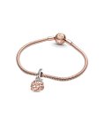Pandora Two-tone Mum Joia Conta Pendente Pulseira Mulher 789374C01 Pandora Two-tone Mum Joia Conta Pendente Pulseira Mulher 789374C01