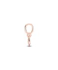 Pandora Rose Red Pavé Tilted Heart Joia Conta Pendente Pulseira Mulher 789404C02