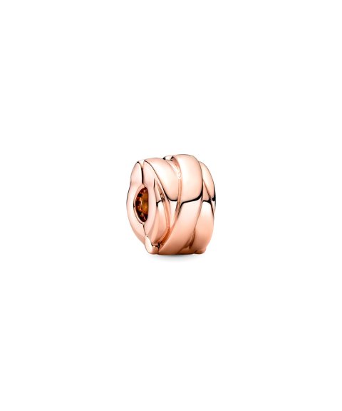 Pandora Rose Polished Ribbons Joia Conta Clip Mulher 789502C00