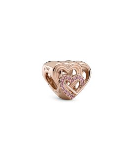 Pandora Rose Intertwined Love Hearts Joia Conta Mulher 789529C01