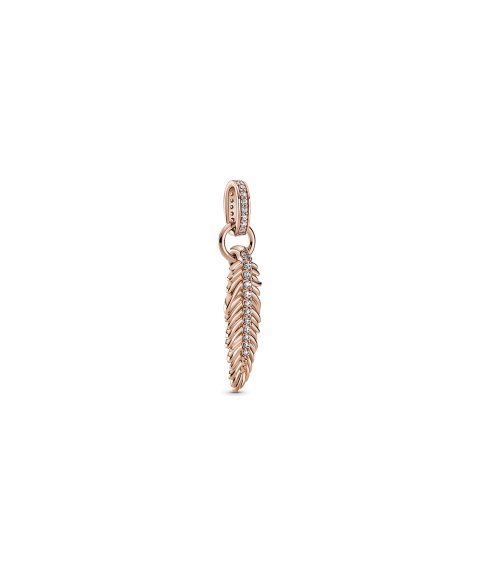 Pandora Rose Sparkling Feather Joia Conta Pendente Pulseira Mulher 789550C01 Pandora Rose Sparkling Feather Joia Conta Pendente Pulseira Mulher 789550C01