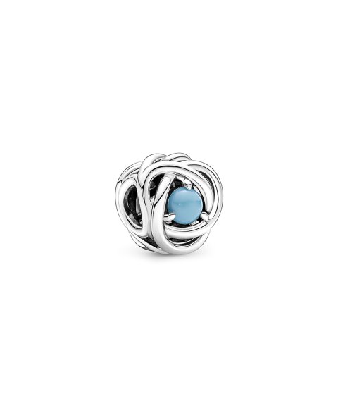 Pandora Birthstone December Eternity Circle Joia Conta Mulher 790064C02