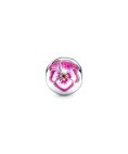 Pandora Pink Pansy Flower Joia Conta Clip Mulher 790772C01