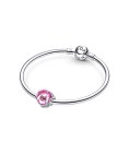 Pandora Pink Pansy Flower Joia Conta Mulher 790777C01