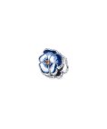 Pandora Blue Pansy Flower Joia Conta Mulher 790777C02