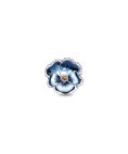 Pandora Blue Pansy Flower Joia Conta Mulher 790777C02