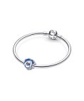Pandora Blue Pansy Flower Joia Conta Mulher 790777C02