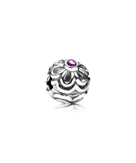 Pandora Zinnia Flower Clip Joia Conta Mulher 790953RHL