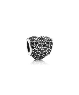 Pandora Pavé Heart Joia Conta Mulher 791052NCK