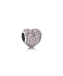 Pandora Pavé Heart Joia Conta Mulher 791052PCZ