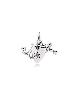 Pandora Faith, Hope and Love Trinity Pendant Joia Conta Pendente Pulseira Mulher 791120CZS