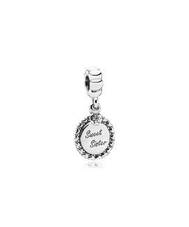 Pandora Sister Pendant Joia Conta Pendente Pulseira Mulher 791126CZ