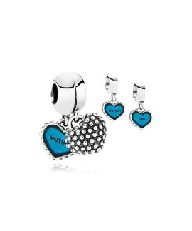 Pandora Mother and Son Pendant Joia Conta Mulher 791152EN08