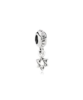 Pandora Star of David Joia Conta Pendente Pulseira Mulher 791167CZ