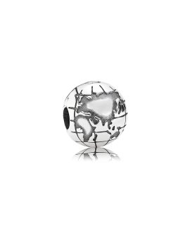 Pandora Globe Joia Conta Clip Mulher 791182