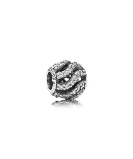 Pandora Openwork Pavé Waves Joia Conta Mulher 791197CZ