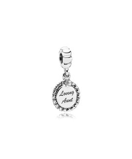 Pandora Loving Aunt Pendant Joia Conta Pendente Pulseira Mulher 791277CZ