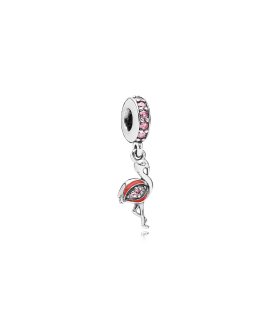 Pandora Flamingo Pendant Joia Conta Pendente Pulseira Mulher 791294CZS