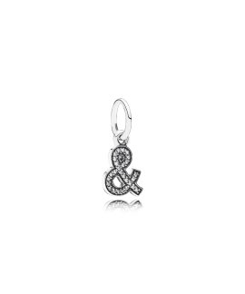 Pandora Sparkling Ampersand pendant Joia Conta Pendente Pulseira Mulher 791305CZ