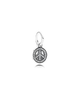 Pandora Sparkling Peace Pendant Joia Conta Pendente Pulseira Mulher 791308CZ