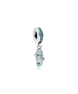 Pandora Tropical Seahorse Pendant Joia Conta Pendente Pulseira Mulher 791311MCZ