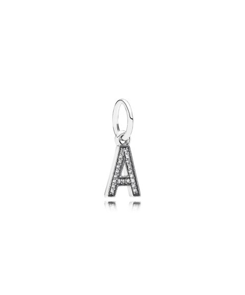 Pandora Letter A Pendant Joia Conta Pendente Pulseira Mulher 791313CZ Pandora Letter A Pendant Joia Conta Pendente Pulseira Mulher 791313CZ